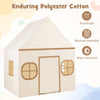 Large kids play tent with door curtain and windows, made of breathable polyester cotton, perfect for playrooms and.