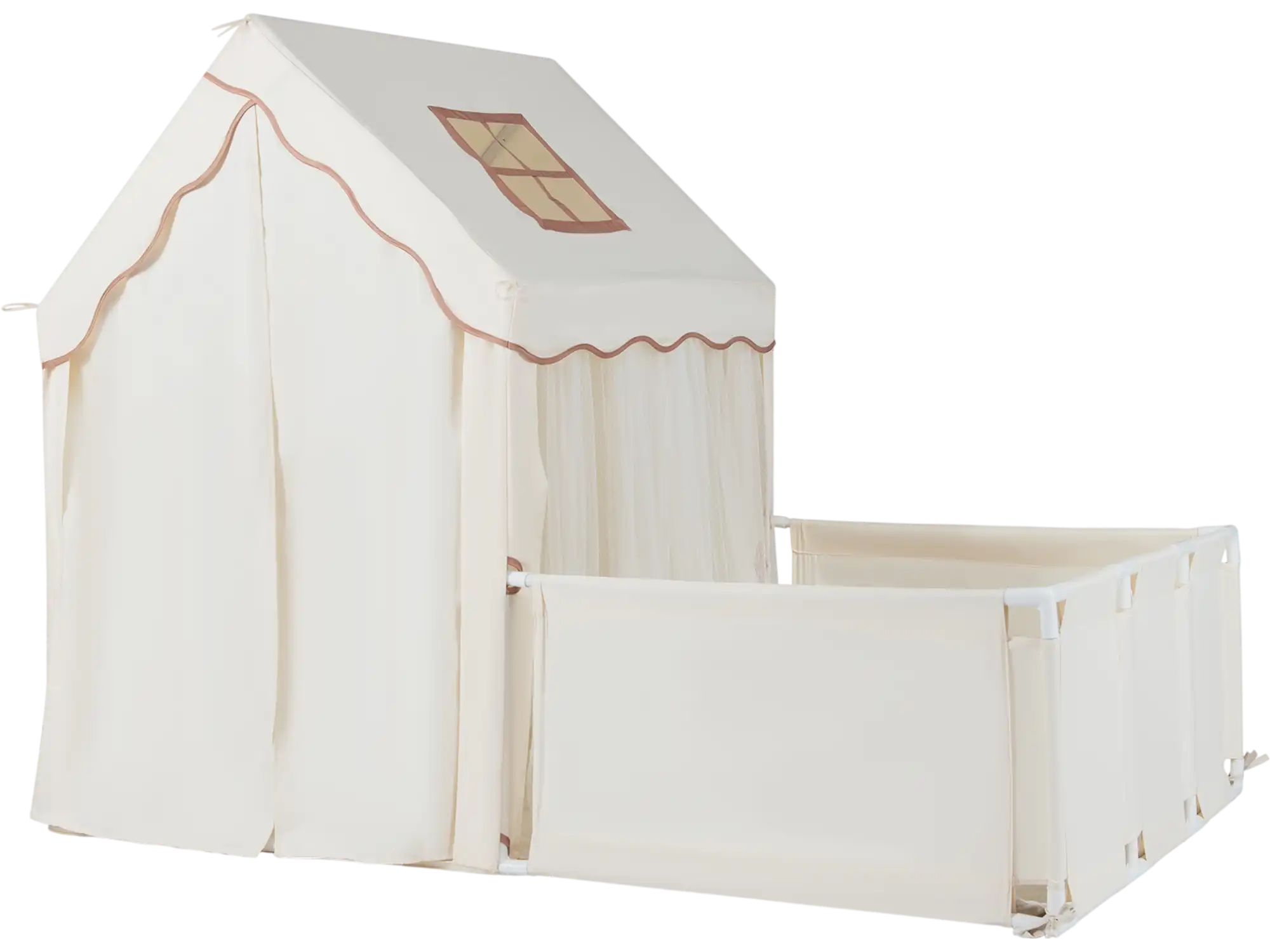 Costway Kids Play Tent Playpen 2-in-1 Toddler Playhouse Yard 64560164 New