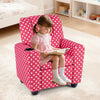Kids Recliner Chair Push Back Toddler Reclining Armchair with Cup Holder-Red - Gallery View 1 of 10