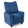 Kids Recliner Toddler Single Sofa with Adjustable Footrest and Cup Holder-Navy - Gallery View 1 of 2