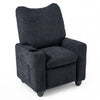 Kids Recliner Toddler Single Sofa with Adjustable Footrest and Cup Holder-Black - Gallery View 1 of 2