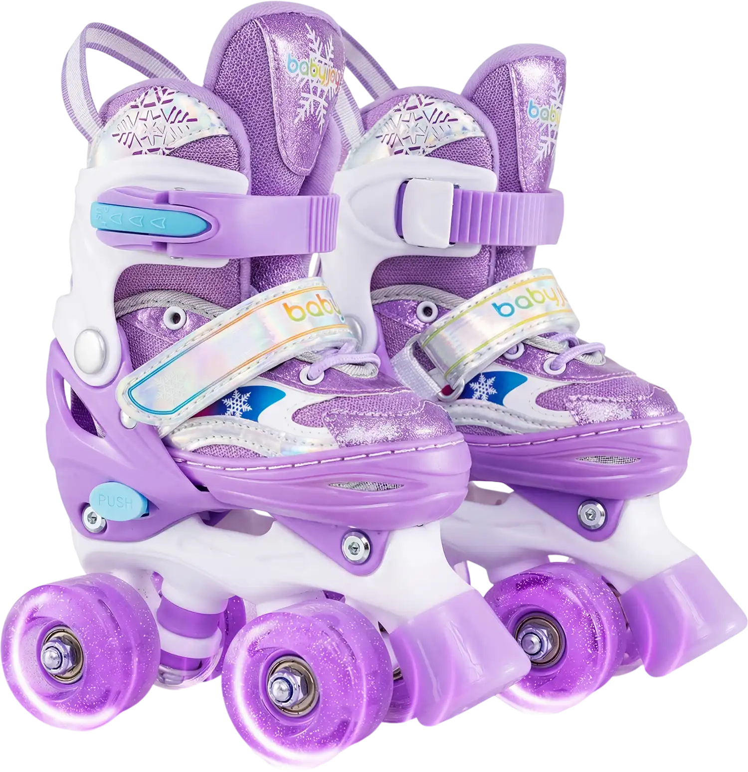 Costway Kids Adjustable Light-Up Roller Skates XS 67380619 New