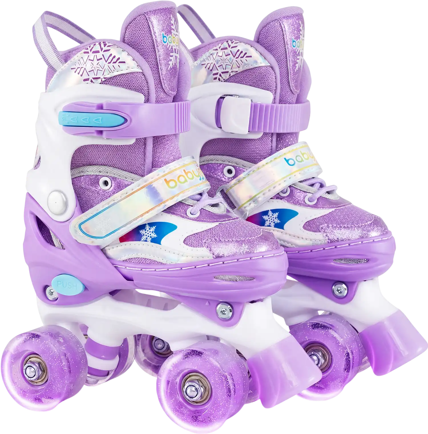 Costway Kids Adjustable Light-Up Roller Skates Toddler Ages 5-7 S 30377635 New