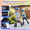 Kids roller skates with adjustable sizes, light-up wheels, and secure laces for safe and fun skating adventures.