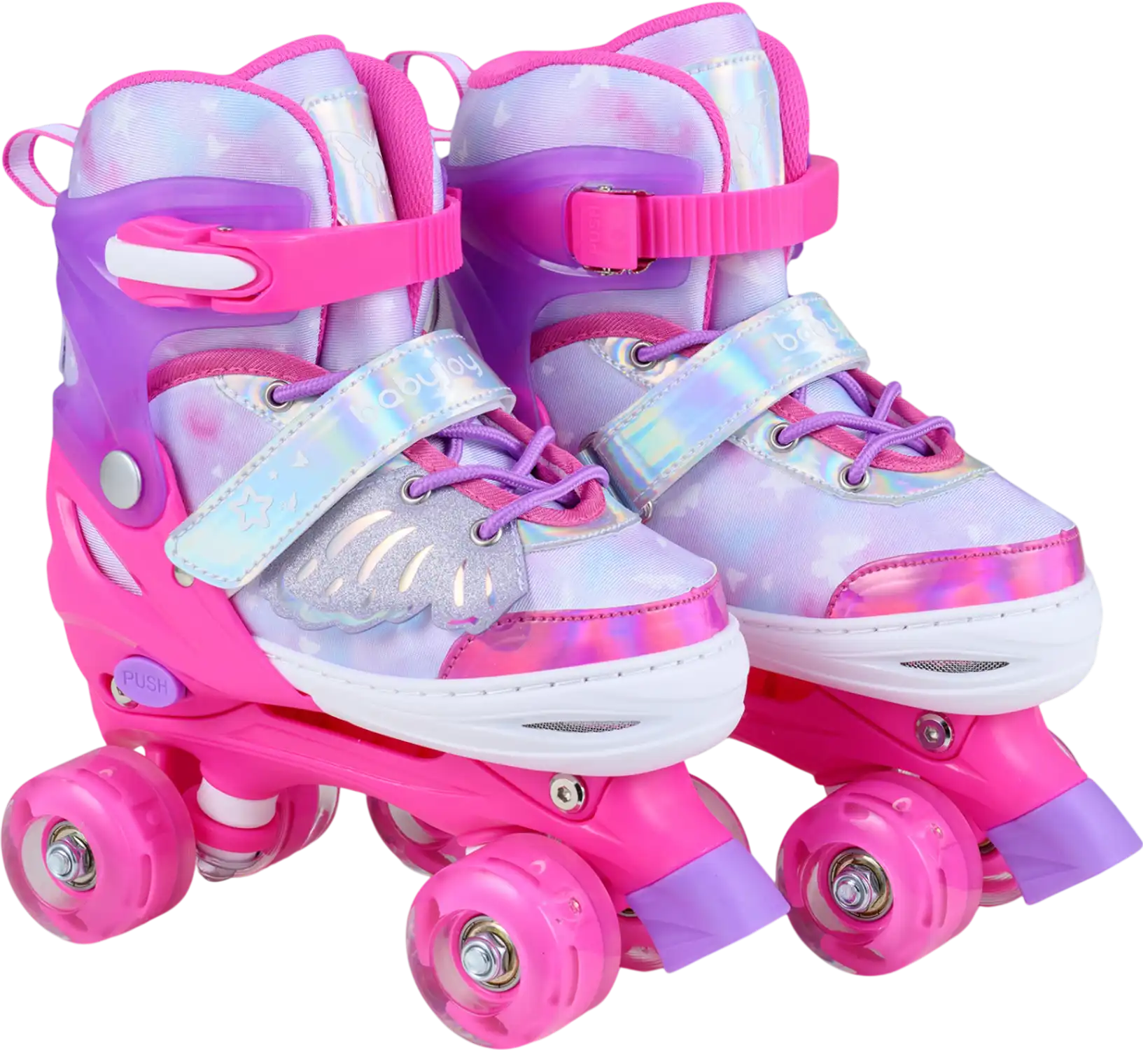 Costway Kids Roller Skates 4 Light-Up Wheels Ages 7-9 22233362 New