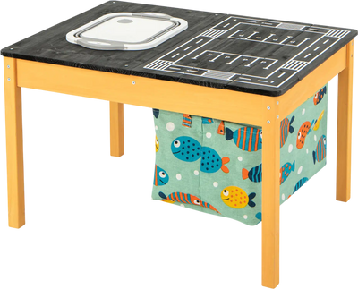 Costway 3-in-1 Kids Sand Water Activity Table Foldable Storage Bin 24178695 New