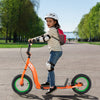 Kids Scooter Youth Kick Scooter with Adjustable Height Handlebar 12-Inch Inflatable Wheels-Orange - Gallery View 1 of 10