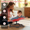 Kids Sensory Swivel Chair in red, promoting balance and coordination, designed for fun and safe play at home.