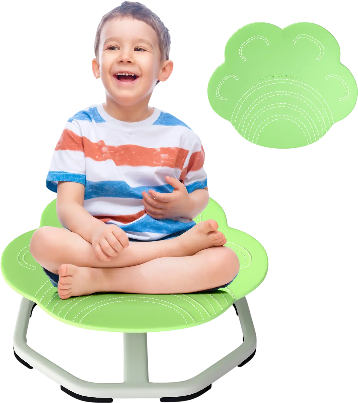 Costway Kids Sensory 360° Swivel Chair Non-Slip Metal Base 56276886 New