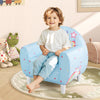 Kids Sofa with Breathable Spandex Fabric and High-density Sponge Filling for Boys and Girls-Blue - Gallery View 1 of 10