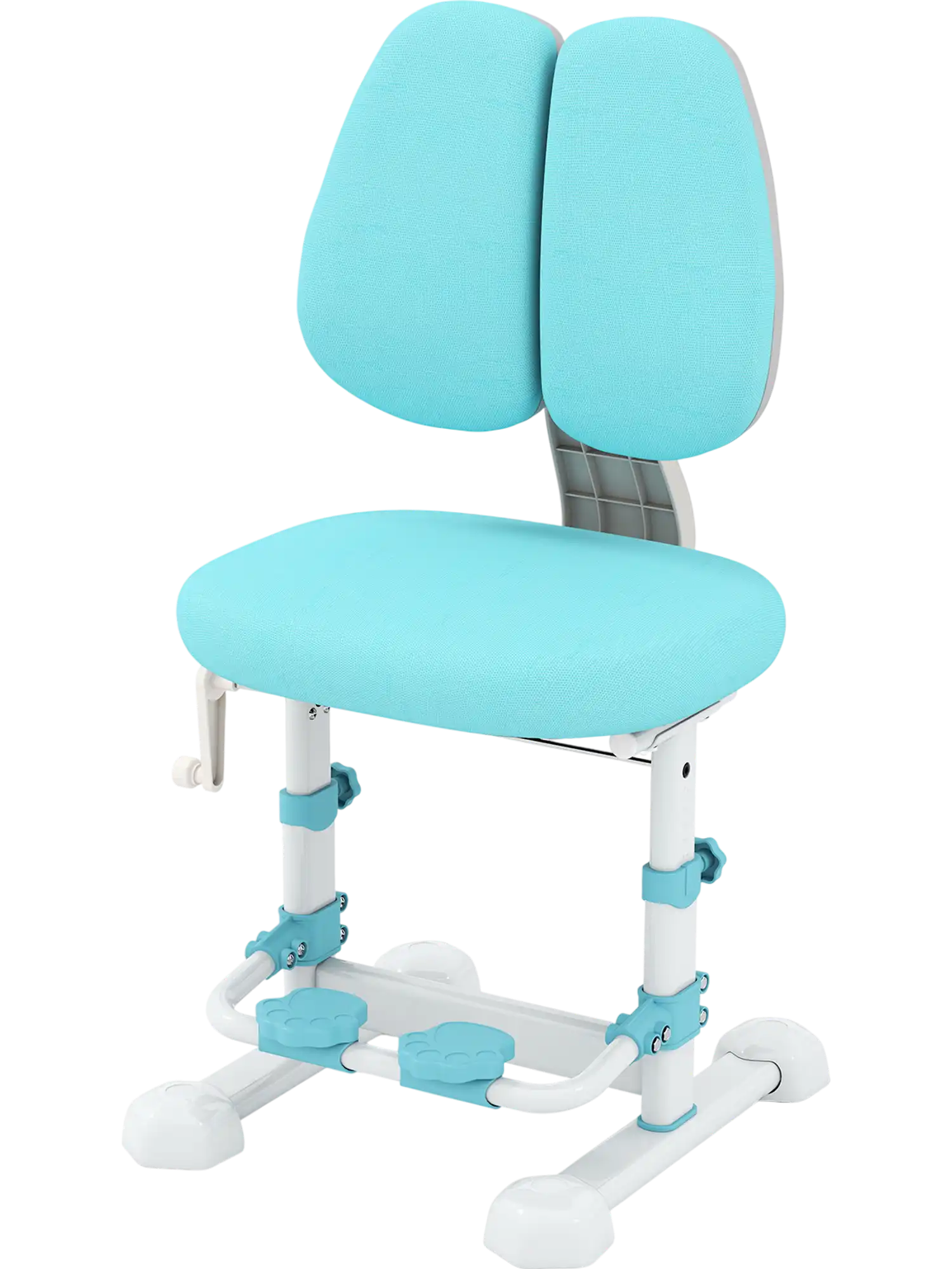 Costway Kids Study Chair Adjustable Double Backrest Footrest 70593059 New