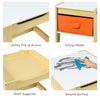 Kids table and chairs set featuring a smooth surface, storage boxes, and ergonomic design for comfortable play and.