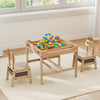 Kids Table and Chairs Set with Reversible Whiteboard-Robot-shaped - Gallery View 1 of 11
