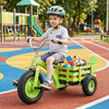 Kids Tricycle with 15 Inch Inflatable Rubber Tires -Green - Gallery View 1 of 10