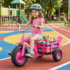 Kids Tricycle with 15 Inch Inflatable Rubber Tires -Pink - Gallery View 1 of 10