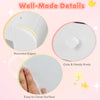 Well-made details of the kids vanity set, featuring rounded edges, a cute knob, and an easy-to-clean surface for safety.