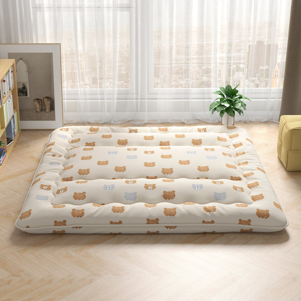 Foldable Futon Mattress with Washable Cover and Carry Bag for Camping-King Size - Gallery View 1 of 9