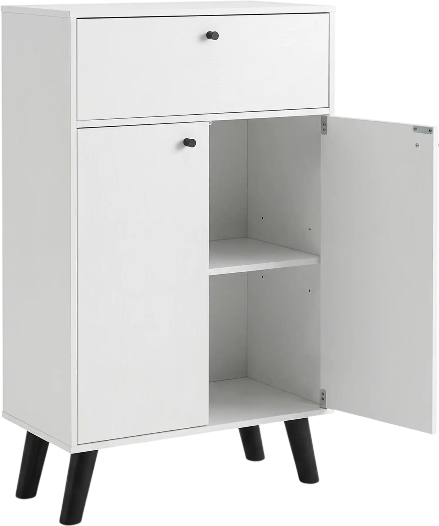 Costway Kitchen Buffet Cabinet w/ 1 Drawer 2 Doors Adjustable Shelf 36328907 New