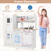 Toddler pretend play kitchen toy with stove, removable sink, and realistic features for imaginative cooking fun.