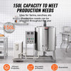 Vevor Commercial Milk Pasteurizer 40 Gal Stainless Steel New