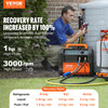 Vevor Refrigerant Recovery Machine 1HP Dual Cylinder Brushless Portable AC New