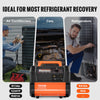 Vevor Refrigerant Recovery Machine 1HP Dual Cylinder Brushless Portable AC New