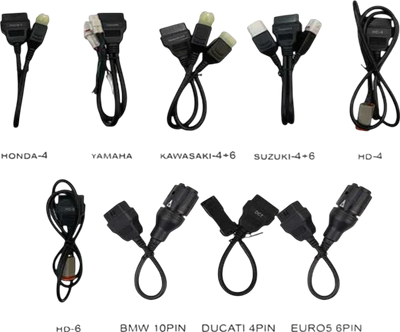 Launch Tech Motorcycle Diagnostic Connector and Software New