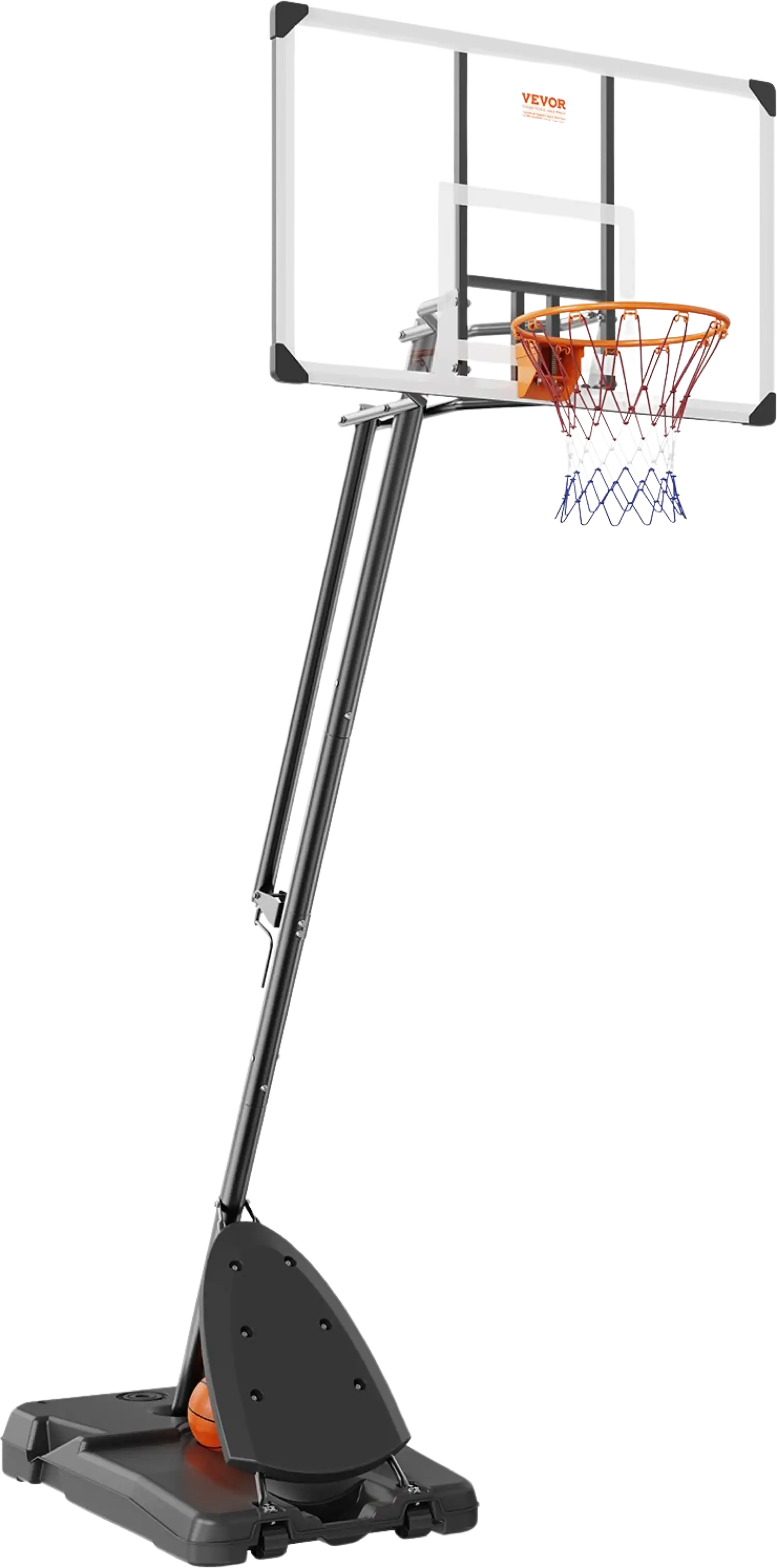 Vevor Basketball Hoop 7.6' to 10' Adjustable Height 54