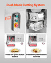 Vevor Commercial Electric Meat Slicer 1100W 5mm Blade 1102 Lb/H Output New