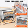 Vevor Commercial Conveyor Toaster 450 Slices per Hour 2600W 7 Speed Levels Stainless Steel New