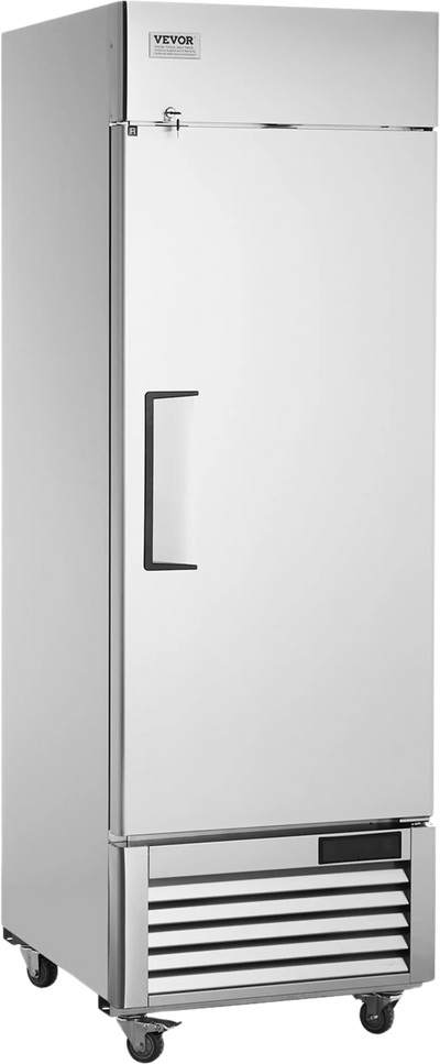 Vevor Commercial Freezer 19.32 Cu. Ft. Upright Reach-In Single Door 27