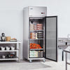 Vevor Commercial Freezer 19.32 Cu. Ft. Upright Reach-In Single Door 27" Stainless Steel 4 Shelves New