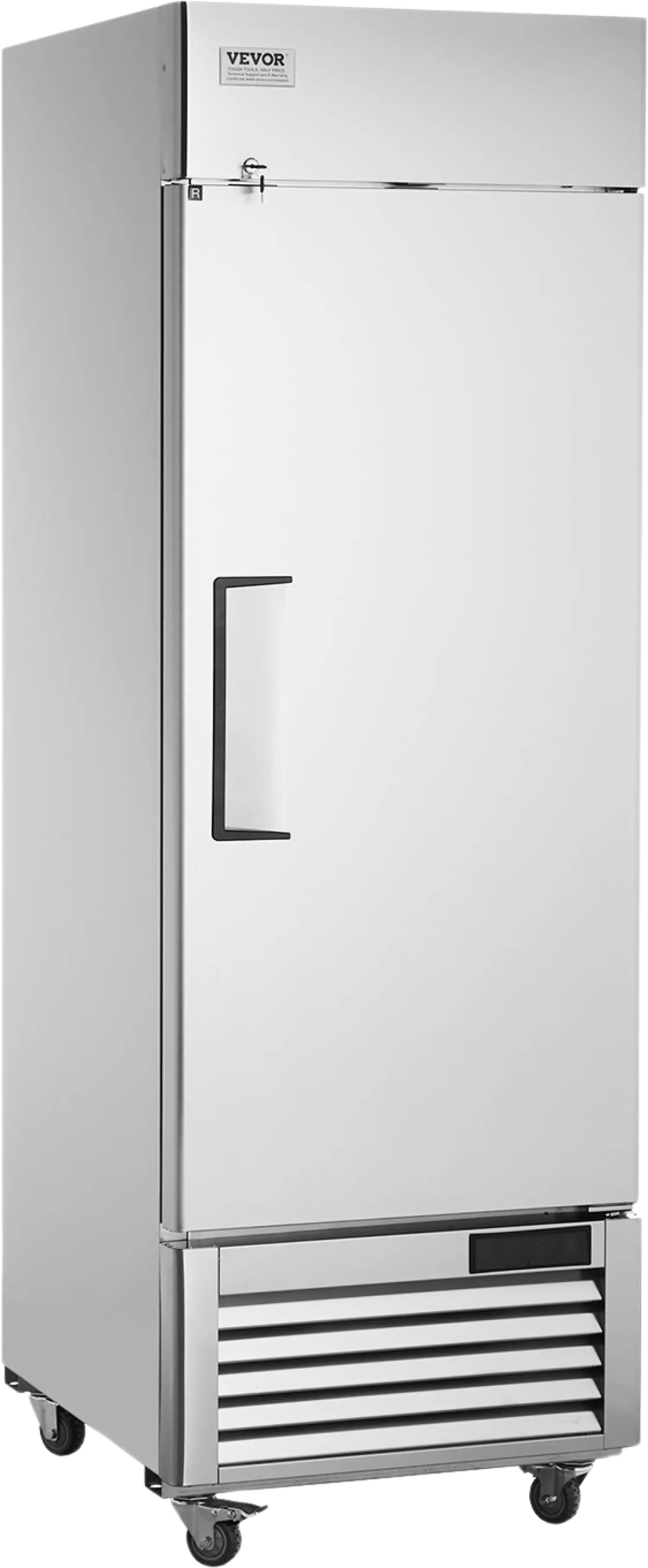 Vevor Commercial Refrigerator 19.32 Cu. Ft. Upright Reach-In Single Door 27