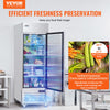 Vevor Commercial Refrigerator 19.32 Cu. Ft. Upright Reach-In Single Door 27" Stainless Steel 4 Shelves New