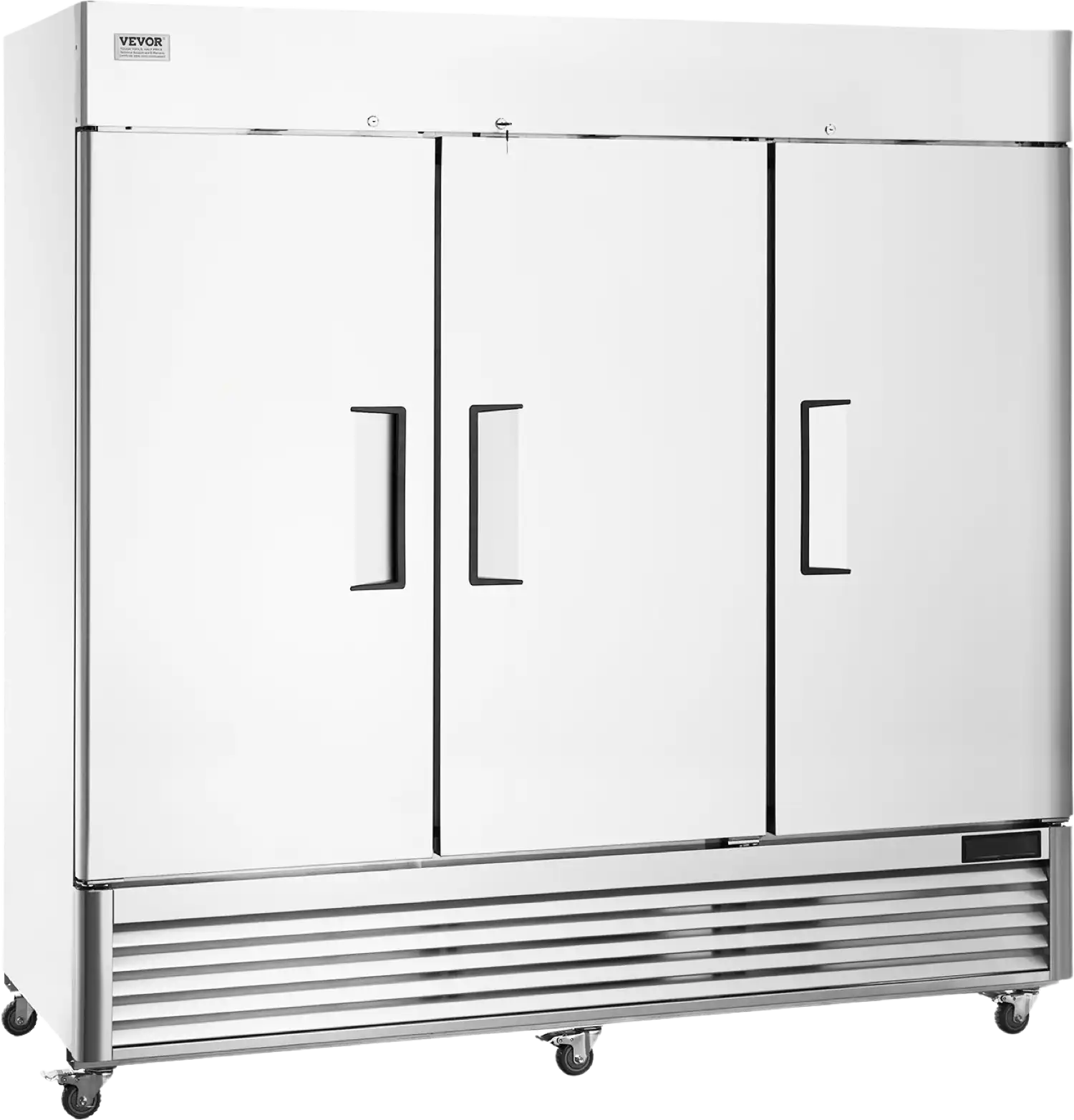 Vevor Commercial Refrigerator 60.42 Cu. Ft. Upright Reach-In 3 Doors 82.5
