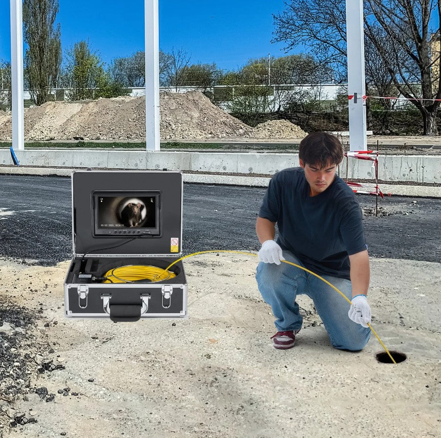 Vevor Self-Leveling Sewer Camera 165' with 512Hz Locator and 36X Zoom New