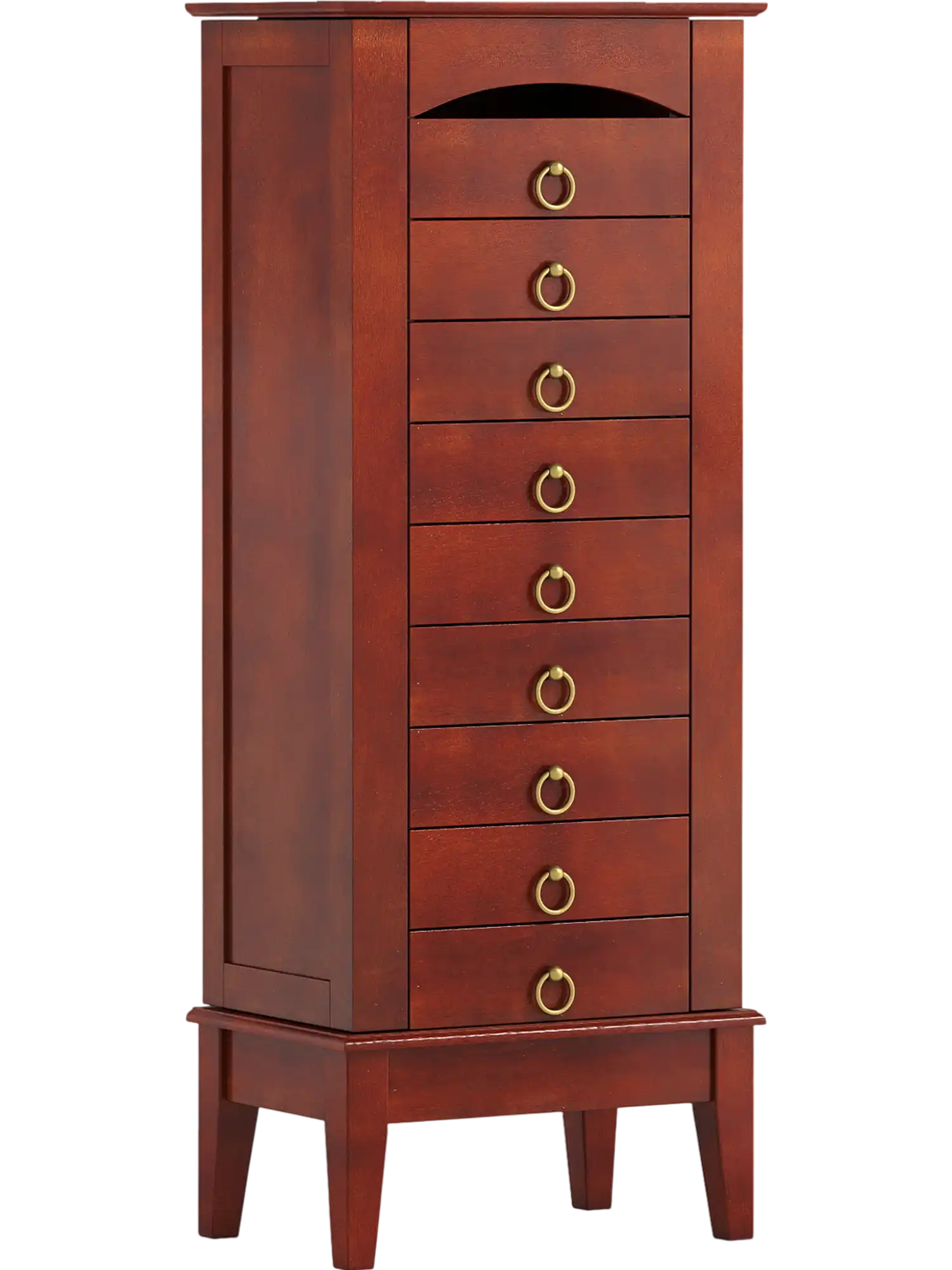 Costway Large Capacity Jewelry Storage Cabinet Armoire 9 Drawers 50946287 New