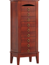 Large Capacity Jewelry Storage Cabinet with 9 Drawers