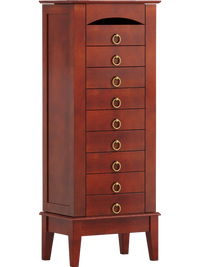 Large Capacity Jewelry Storage Cabinet with 9 Drawers