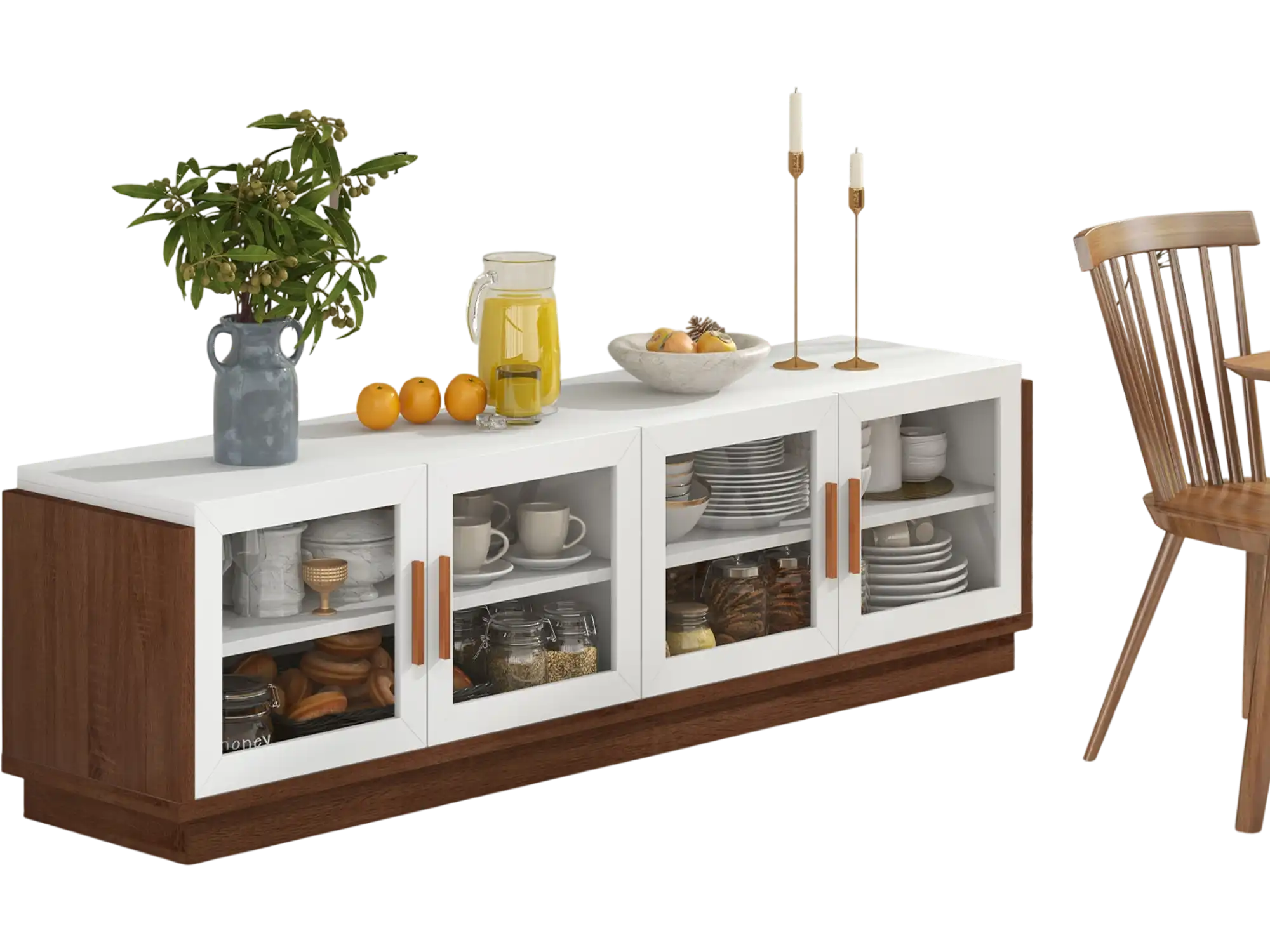 Costway Large TV Stand for TVs up to 75