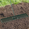 Lawn Leveling Rake 46 x 10 Inch Heavy Duty Lawn Level Tool for Soil-Green - Gallery View 1 of 9