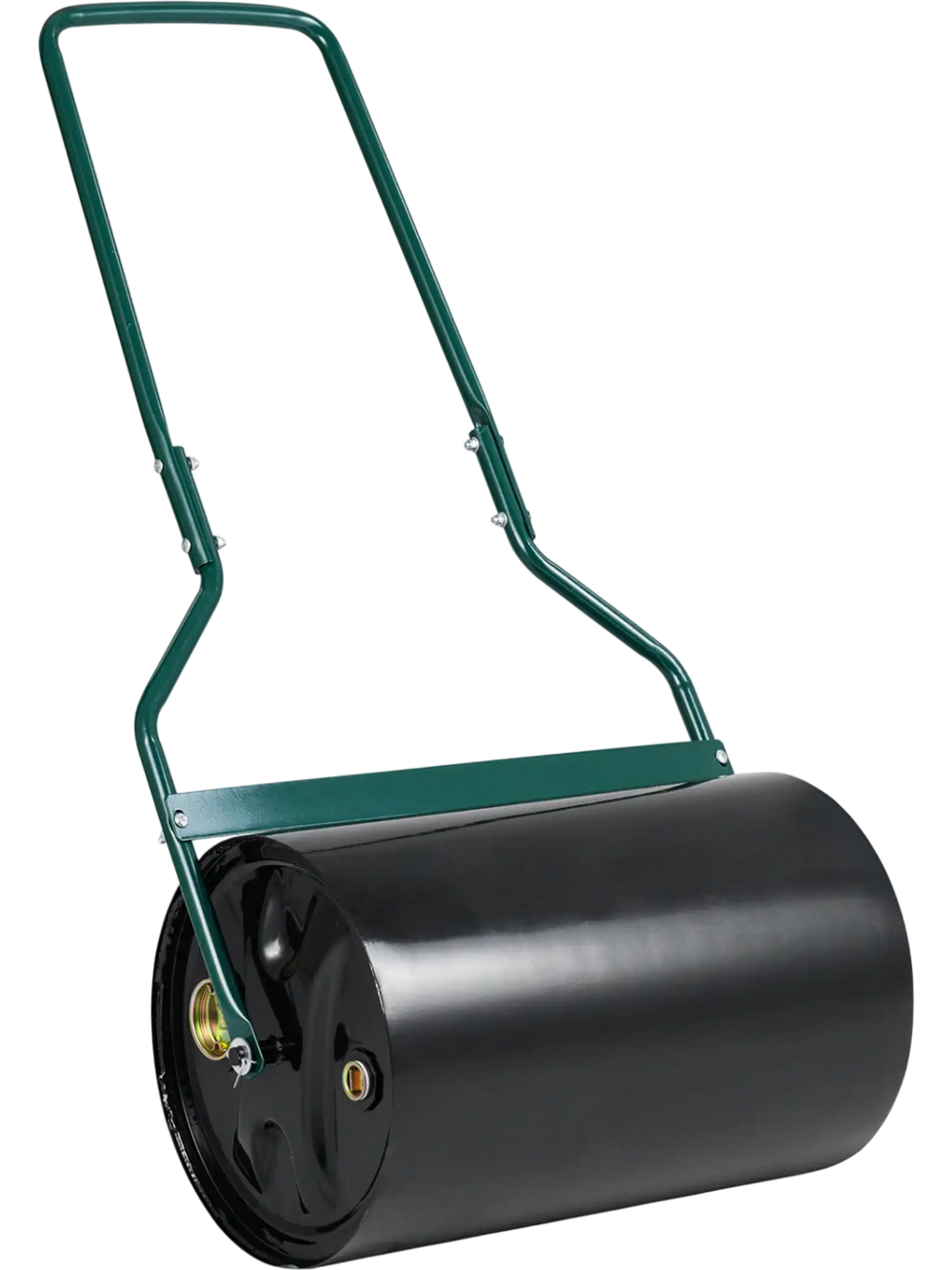 Lawn Roller 12 Gallon Water/Sand Filled Garden Drum Roller with U-shape Handle