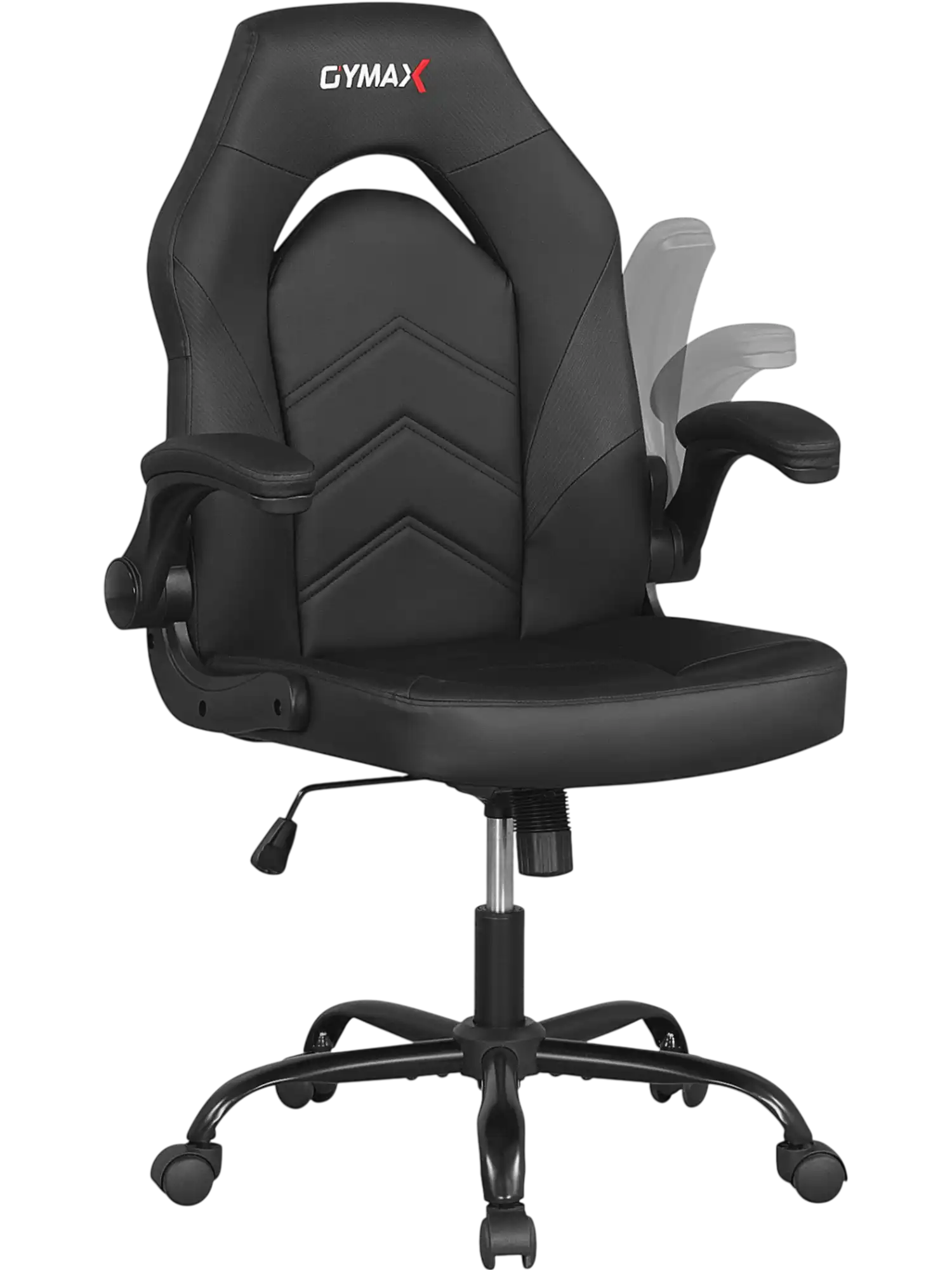 Costway Ergonomic Leather Office Computer Desk Chair Flip-up Armrests 91600765 New