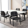 Leather Office Reception Chairs Waiting Room Guest Chairs Set of 4 - Gallery View 1 of 10