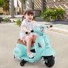 Kids Ride on Motorcycle Licensed Vespa with LED Headlight and Horn Sound-Green - Gallery View 1 of 10