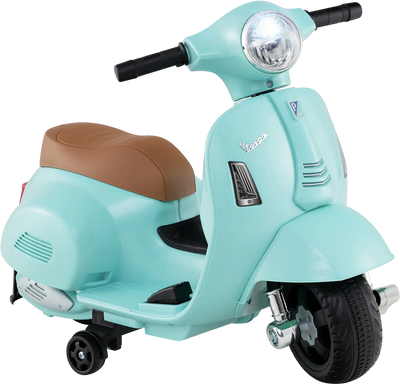 Costway Licensed Vespa Kids Ride-On Motorcycle LED Headlight Horn 38159762 New