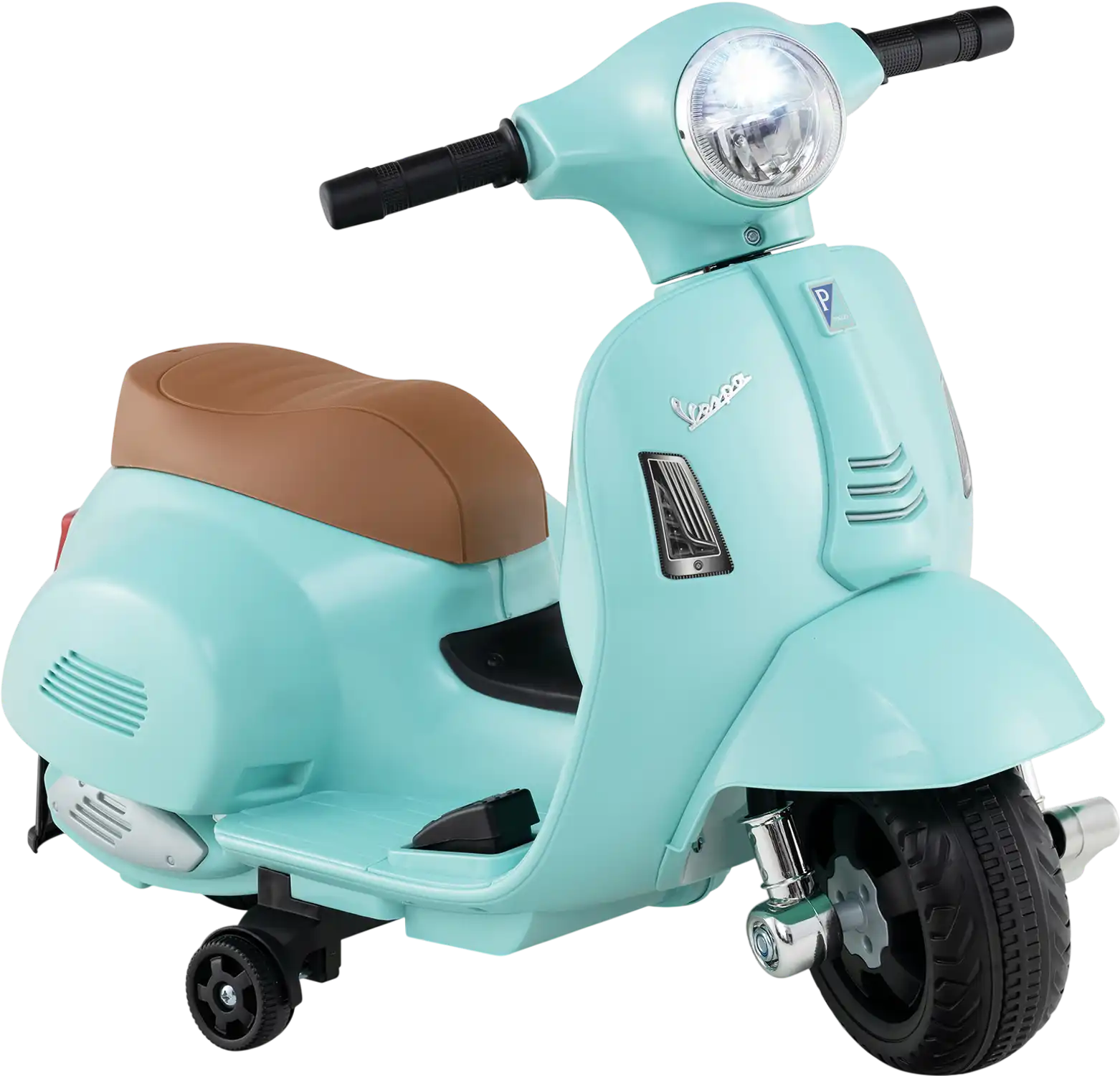 Costway Licensed Vespa Kids Ride-On Motorcycle w/ LED Headlight Horn Sound 38159762 New