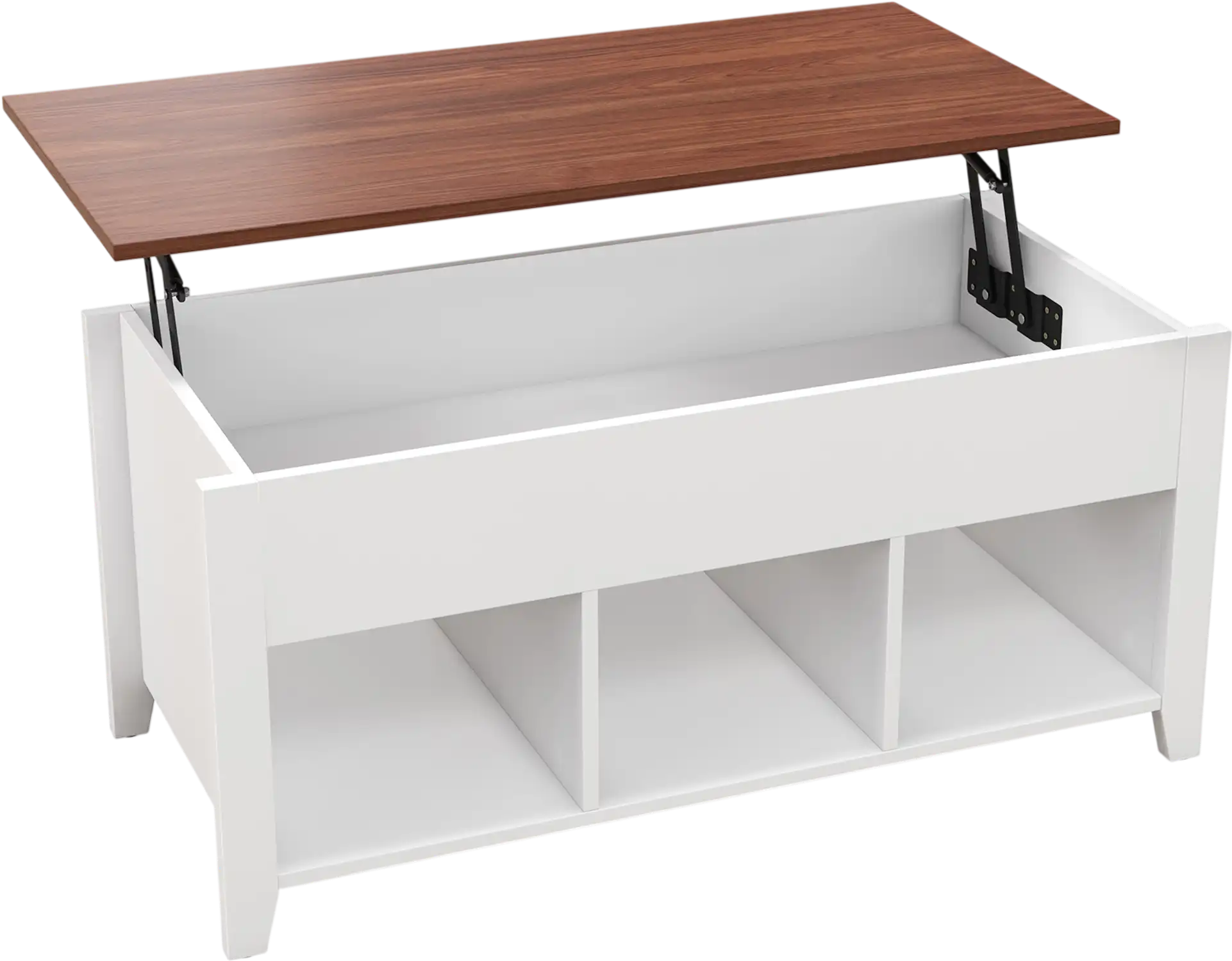 Costway Lift Top Coffee Table Hidden Storage 25183096 New