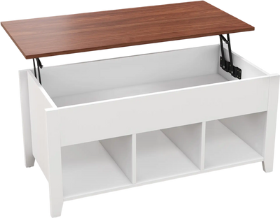 Costway Lift Top Coffee Table Hidden Storage 25183096 New
