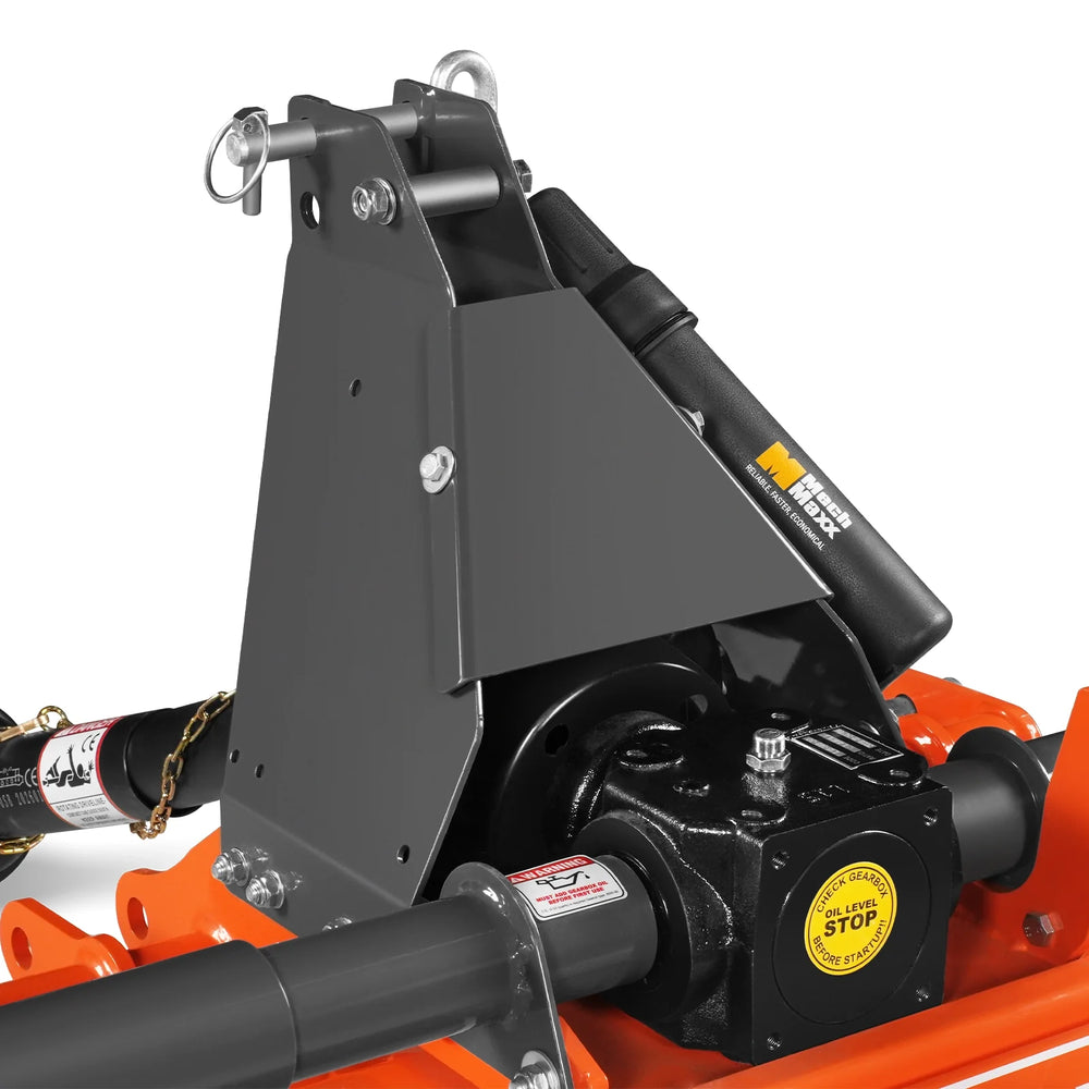53 in Rotary Tiller,  3 Point Hitch Cat.1,  Chain Drive,  PTO Shaft Included with Shear Bolt,  18-35 HP,  LRT53